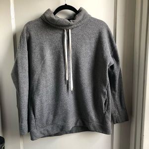 J. Crew Gray Cowl neck pullover